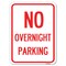 Signmission No Overnight Parking Sign Heavy-Gauge Aluminum Rust Proof Parking Sign, 18" x 24", A-1824-23832 A-1824-23832 - alternate 1